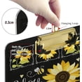thumbnail image 3 of FMSHPON You are My Sunshine Sunflowers Clipboard Hardboard Wood Nursing Clip Board and Pull for Standard A4 Letter 13x9 inches, 3 of 5