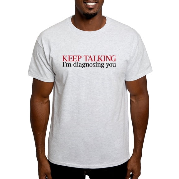CafePress - Keep Talking Light T Shirt - Men's Classic Graphic T-Shirt
