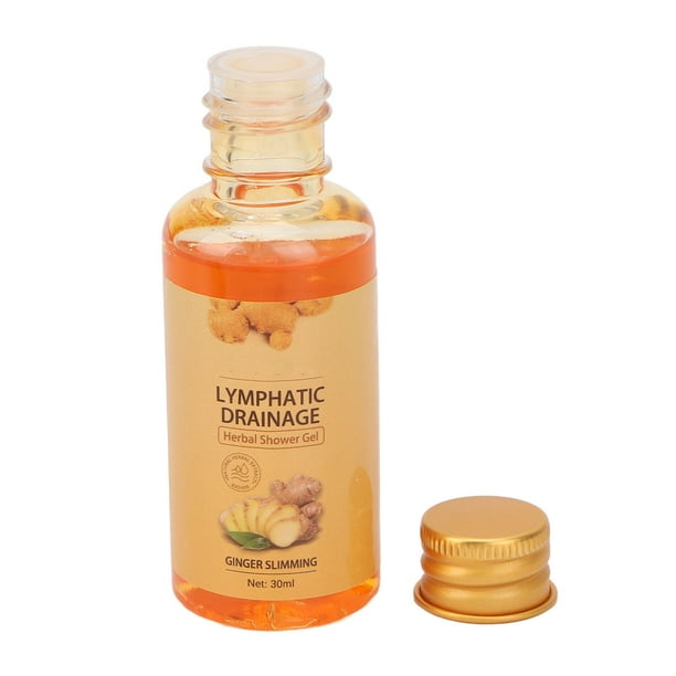 Ginger Shower Gel, Promote Metabolism Moisturizing Lymphatic Drainage