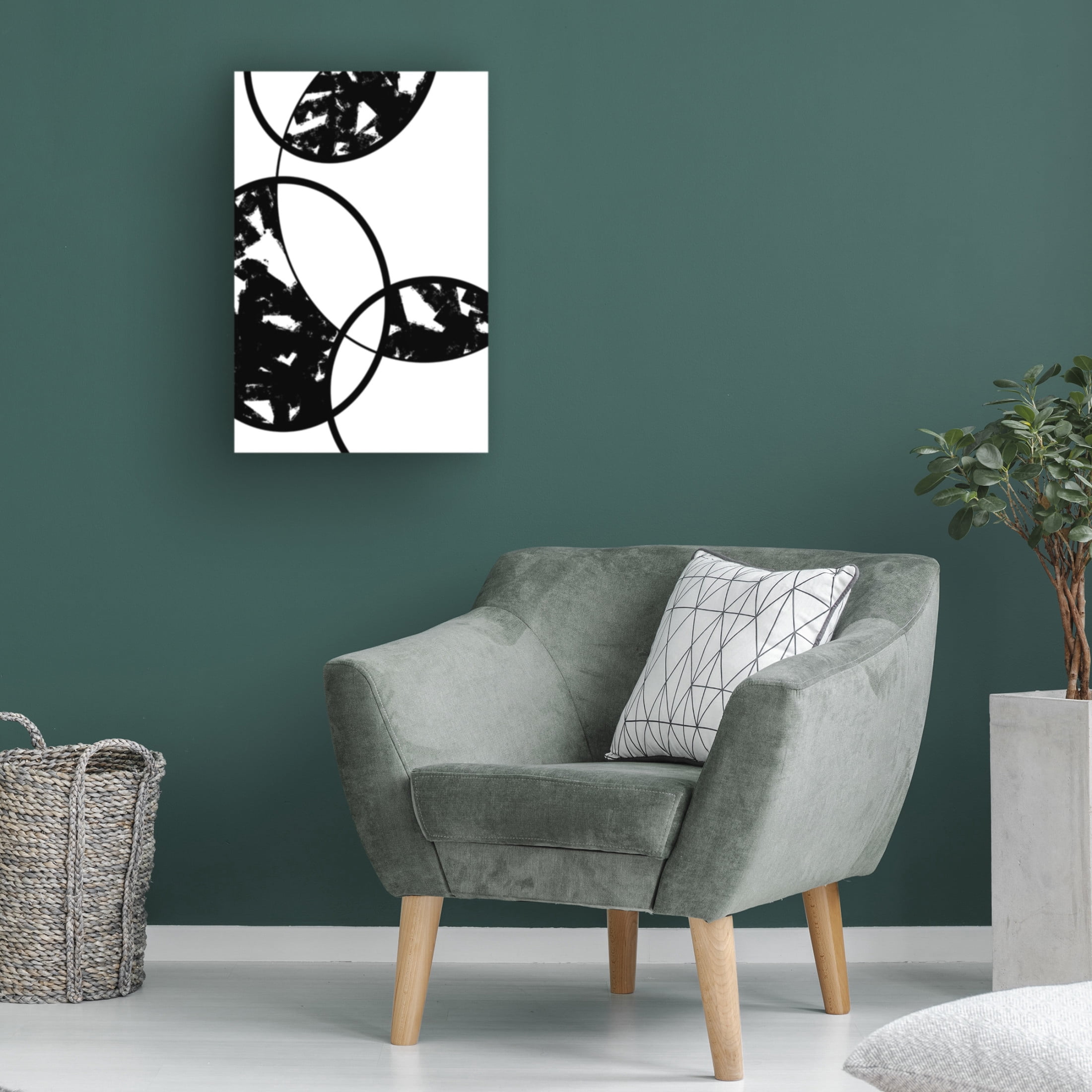 Canvas Wall Art - Pictufy Studio Ii 'Bubbles' Wall Art for Living Room, Bedroom, or Office Décor by Trademark Fine Art - 16 x 24 Inches