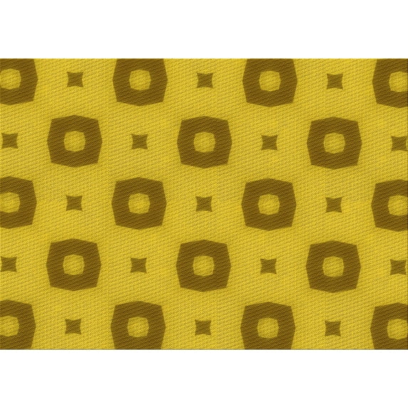 Ahgly Company Machine Washable Indoor Rectangle Transitional Dark Bisque Brown Area Rugs, 7' x 9'