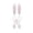 Pink, variant on Yanxiao Easter Bunny Wreaths, Easter Spring Outdoor Indoor Hanging Door Decorations Hangers, Easter Bunny Butt & Ears DIY Kit Decorations for Front Door, Wreaths and Baskets