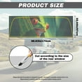 thumbnail image 7 of SEANATIVE Waterproof Truck Rear Window Decal, UV Protection Perforated See Through Graphic Car Window Sun Shade Stickers Universal Fit for Most Pickup SUV Truck, Frog Green Leaf, 7 of 7