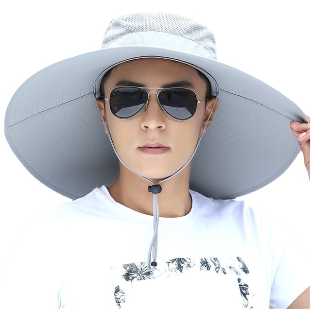 Sombrero para el sol Sombrero de pescador para exteriores para hombre Sombrero para el sol Sombrero de pesca de verano para hombre Sombrero protector solar con protección UV