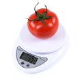 thumbnail image 3 of Báscula digital para alimentos Báscula de cocina multifuncional y báscula para hornear para medir el peso con precisión y controlar las porciones, （16,5*12,8*3,6 cm blanco）, 3 of 5