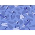 thumbnail image 1 of Ahgly Company Machine Washable Indoor Rectangle Transitional Blue Ribbon Blue Area Rugs, 8' x 12', 1 of 7