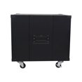 thumbnail image 2 of StarTech.com 9U Open Frame Rack with Wheels - 4 Post 23 Pouces Deep Portable Open Frame Cabinet for 19 Pouces Network, Data & Server Equipment - 220 lbs capacity (RK960CP) - Rack - Noir - 9U - 23 Pouces, 2 of 5