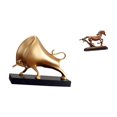 thumbnail image 1 of Escultura De Toro, Decoración Del Hogar, Decoración De Mesa, Artesanías, Estatua Abstracta De Buey, Figura De Ganado, Caballo, Obra De Arte Coleccionable, Adorno De Arte, Estatua Para, 1 of 8