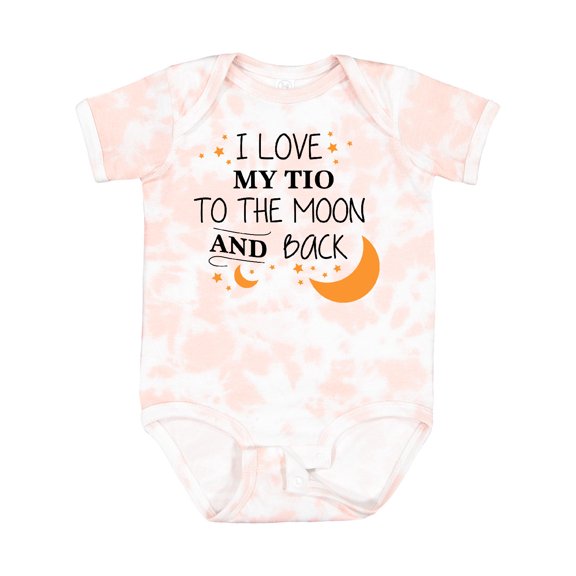 Inktastic I Love My Tio to the Moon and Back Boys or Girls Baby Bodysuit
