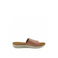 thumbnail image 3 of Fitflop Womens Sola Leather Slide Shoes, Dusky Pink, US 5, 3 of 4
