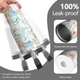 thumbnail image 2 of Floral 30oz Handheld Travel Tumbler with Handle – Double Wall Stainless Steel Insulated Cup, Flip Straw Lid, Leak-Proof & BPA-Free, Durable Hot & Cold Drink Mug,Thanksgiving, Xmas, Spring ,Flower, 2 of 6