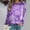 Purple, variant on Jacenvly Sweatshirt for Womens Fall Long Sleeve Christmas Snowflake Print Womens Tops Trendy Cute Casual Round Neck Sweaters Light Soft Comfortable and Warm