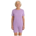 thumbnail image 1 of TTAO Men's Anti-Strip Adaptive Jumpsuit Short Sleeve Adaptive Rompers for Elderly Special Needs Patients Lavender S, 1 of 7