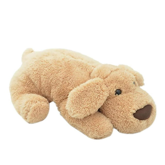 Funda para caja de pañuelos con forma de perrito de peluche, ideal para decoración del hogar o almacenamiento en el baño. Disponible en 5 colores. marrón