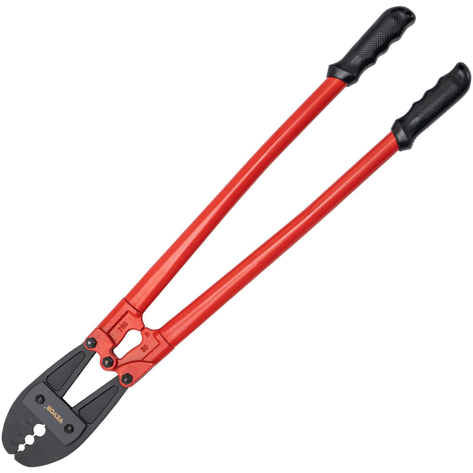 30" Hand Swager Tool - Wire Rope Crimping Tool for 5/32", 1/4", 5/16" Cable - Alloy Steel Construction with Labor-Saving Handle