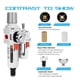 thumbnail image 5 of Lubricador regulador de filtro de aire NANPU 3/8 NPT Auto-Drain, 5 of 7