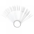 thumbnail image 7 of ACDANC 50Pcs Nail Sample Palette Transparent Nail Tips for Beauty Practice Stuff 12.5x12x1cm Lucency, 7 of 7