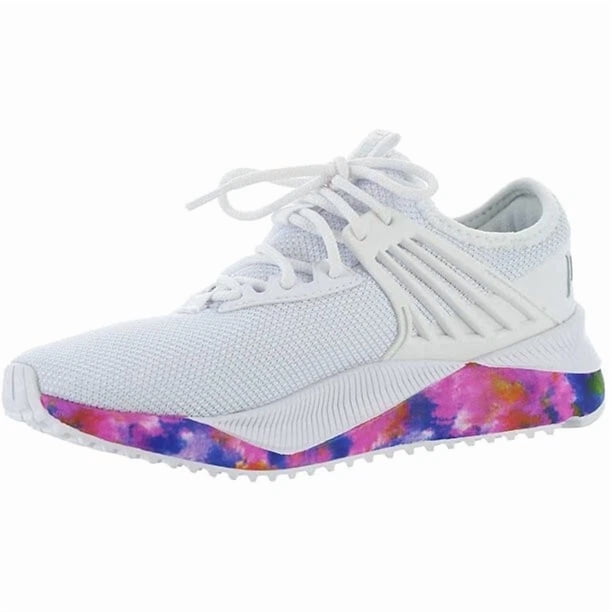PU & MA PACER FUTURE BLEACHED SNEAKER TRAINER SPORTS WOMEN SHOES WHITE SIZE 7.5 NEW