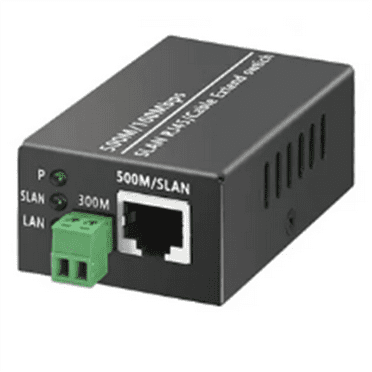 1Pcs Ethernet IP Extender Over Coax HD Network Kit EoC Coaxial Cable Transmission for Security CCTV Cameras(A)