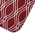 thumbnail image 5 of Burgundy and White Wavy Pattern Dish Drying Mat for Kitchen 1 Pack, Ultra Absorbent Microfiber Dishes Drainer Mats,16"x18", 5 of 6