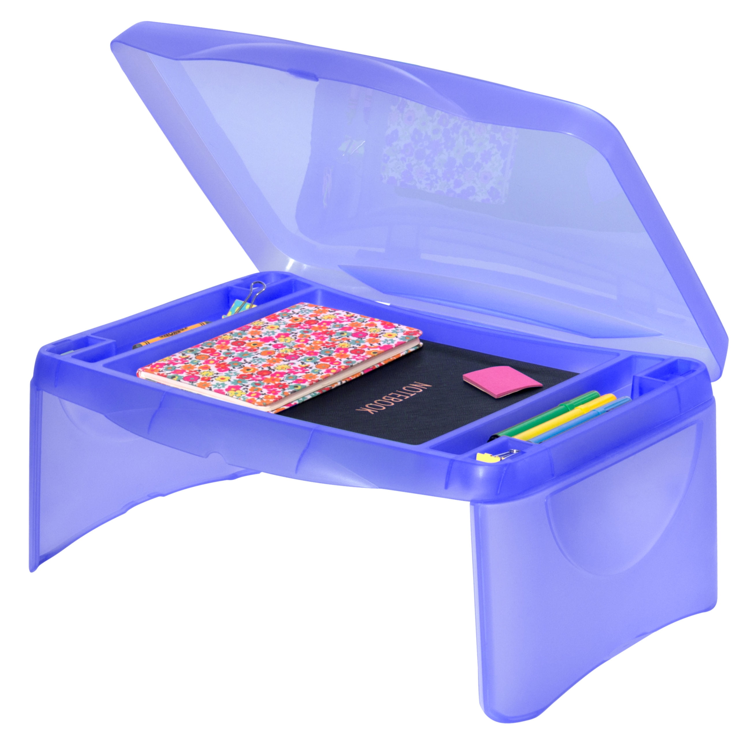 Best Choice Products Kids Folding Lap Desk W Storage Blue