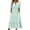 A-Green, variant on Summer Dresses for Women With Pockets Casual Solid Color V-Neck Short Sleeve Loose Tunic Tiered Long Dress A-Purple XXL