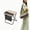 Khaki, variant on 2-in-1 Mini Folding Chair Converts to Crossbody Bag, Lightweight Collapsible Travel Seat with Storage Pocket for Backpacking, Hiking, Fishing, Concerts and Queuing