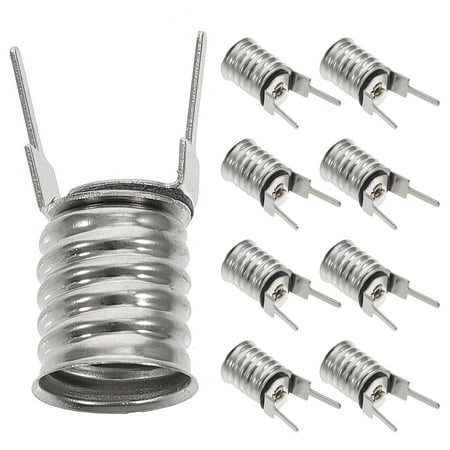 

NUOLUX 10pcs Lamp Base Fixture Screw in Light Socket E10 Mini LED Bulb Socket