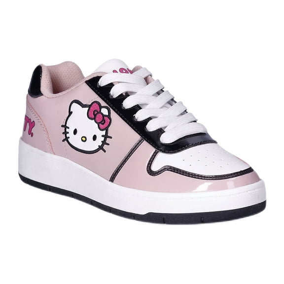 Hello Kitty & Friends By Sanrio Women's Black Casual Court Sneakers