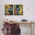 thumbnail image 3 of Stupell Industries Leopards & Tropical Leaves Animals & Insects Painting Gold Floater Framed Canvas Art Print Wall Art, 17 x 21, Set of 2, 3 of 10