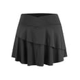 thumbnail image 4 of UoCefik Womens Tennis Skirt Crossover Golf Skorts Skirts Lightweight Athletic Skirt with 3 Pockets Workout Pickleball Black M, 4 of 6