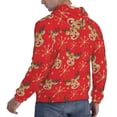 thumbnail image 6 of Sikiie Christmas With Cute Deer Men's Hoodie, Essentials Hoodie, Sweatshirt, Pullover Hooded Sweatshirt for Men-4X-Large, 6 of 7