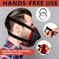 thumbnail image 4 of Tilcare Voice Dampener Soundproof Mask for Singers, Stress Relief - Scream Mask for Vocal Warm Ups, Sensory, Noise Elimination - Removable Adjustable Straps, 4 of 7