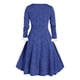 thumbnail image 3 of Vestidos de Navidad Para Mujer Moda Sólido Manga Larga Fuera Del Hombro Collar Vestido Retro Odeerbi  ODB199235, 3 of 5