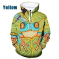 thumbnail image 2 of Sudadera con capucha para hombre, con estampado 3D de rana, con estampado de animales, informal, de talla grande, con estampado completo, 2 of 5