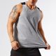 thumbnail image 2 of T49T51 - Camiseta sin Mangas para Hombre, de Secado rápido, T51_Gris, Large Xishao ropa, 2 of 2