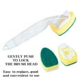thumbnail image 6 of OEFNTAC Dish Brush Cleaning Brush Dish Brush with Handle Built-in Scraper Scrub Brush for Pans Pots Kitchen Sink Cleaning, 6 of 7