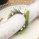 thumbnail image 5 of Servilletero de Pascua, Perfecto Matcha y Madera, Elegantes Hojas Artificiales, Perfectos Banquetes y Celebraciones, Ideal Bodas y Cenas, Juego 4, 5 X 5 Cm, 5 of 7