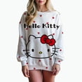 thumbnail image 1 of Sudadera con capucha de HELLO KITTY para mujer, ropa de calle con estampado de manga larga, estilo Harajuku, para otoño e invierno, 1 of 1
