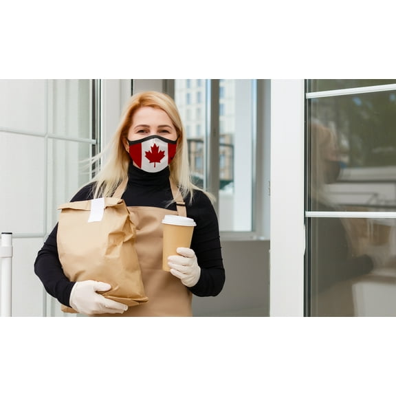 Double Layer Washable & Reusable Flag Masks With Adjustable Loop (3 -Pack)