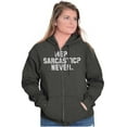 thumbnail image 4 of Me Sarcastic Never Humorous Attitude Zip Up Hoodie Men's Women's Brisco Brands 5X, 4 of 6
