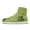 Color 3, variant on Rainbow Sneakers with Four Leaf Clovers for School Girls High-Top Barefoot Shoes Wide Width Size 6-13.5