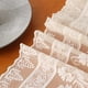 thumbnail image 4 of Camino de Mesa de Encaje Blanco, Caminos de Mesa Bordados para Dormitorio, Camino de Mesa con Decoración de Flores Silvestres para Cocina, Decoración de Mesa para Bodas y Fiestas., 4 of 7