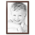 thumbnail image 2 of ArtToFrames 26" x 39" Honors Mahogany with Gold Picture Frame, 26x39 inch Brown Wood Poster Frame (WOM-5156), 2 of 7