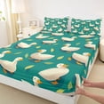 thumbnail image 3 of Castle Fairy 4-Piece King White Duck Sheet Set (Child), 3 of 7