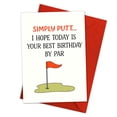 thumbnail image 1 of Tarjeta de cumpleaños de golf divertida Podagree 20 x 13 cm, 1 of 7