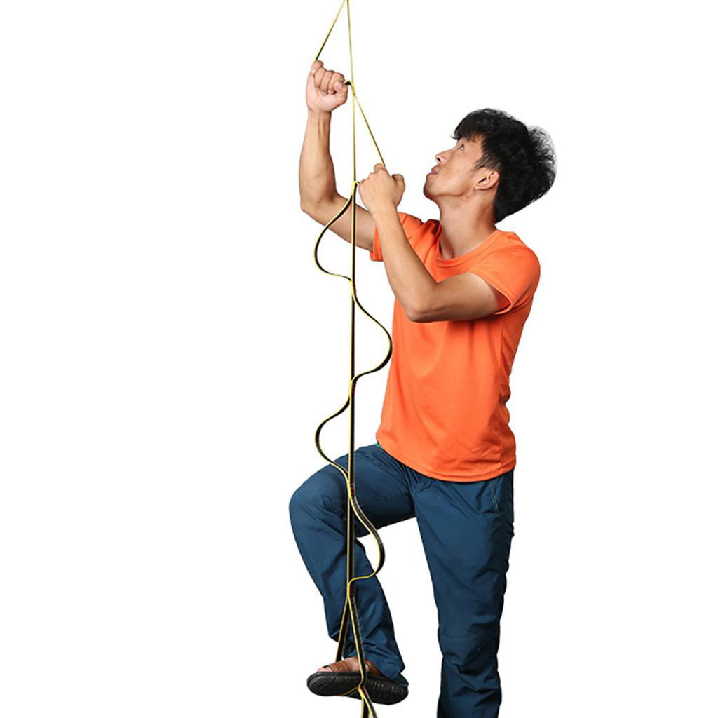Outdoor Rock Climbing   Step Ladder Rise Rope for Mountaineering Caving 