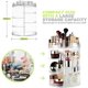 thumbnail image 4 of Makeup Organizer with 8 Layers Large Capacity, Fits Jewelry,Makeup Brushes, Lipsticks and More, Clear Transparent, 4 of 4