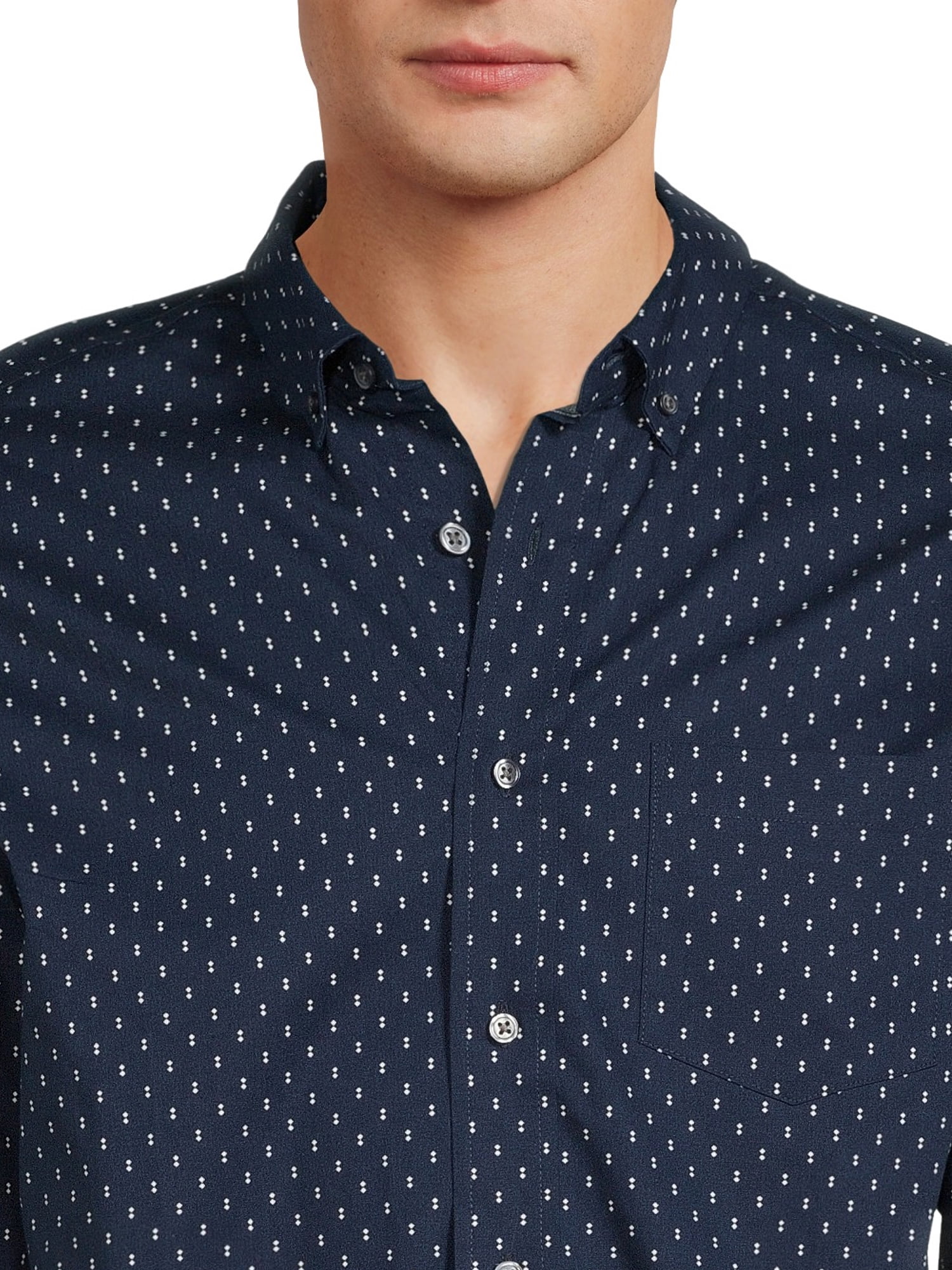 George Men’s Poplin Shirt with Long Sleeves