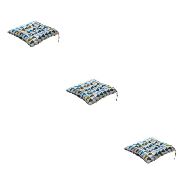Youkk Soft And Comfortable Seat Cushions With Anti-slide Simple And Easy-care Square Chair Cushion Colorful Triangles 3Set